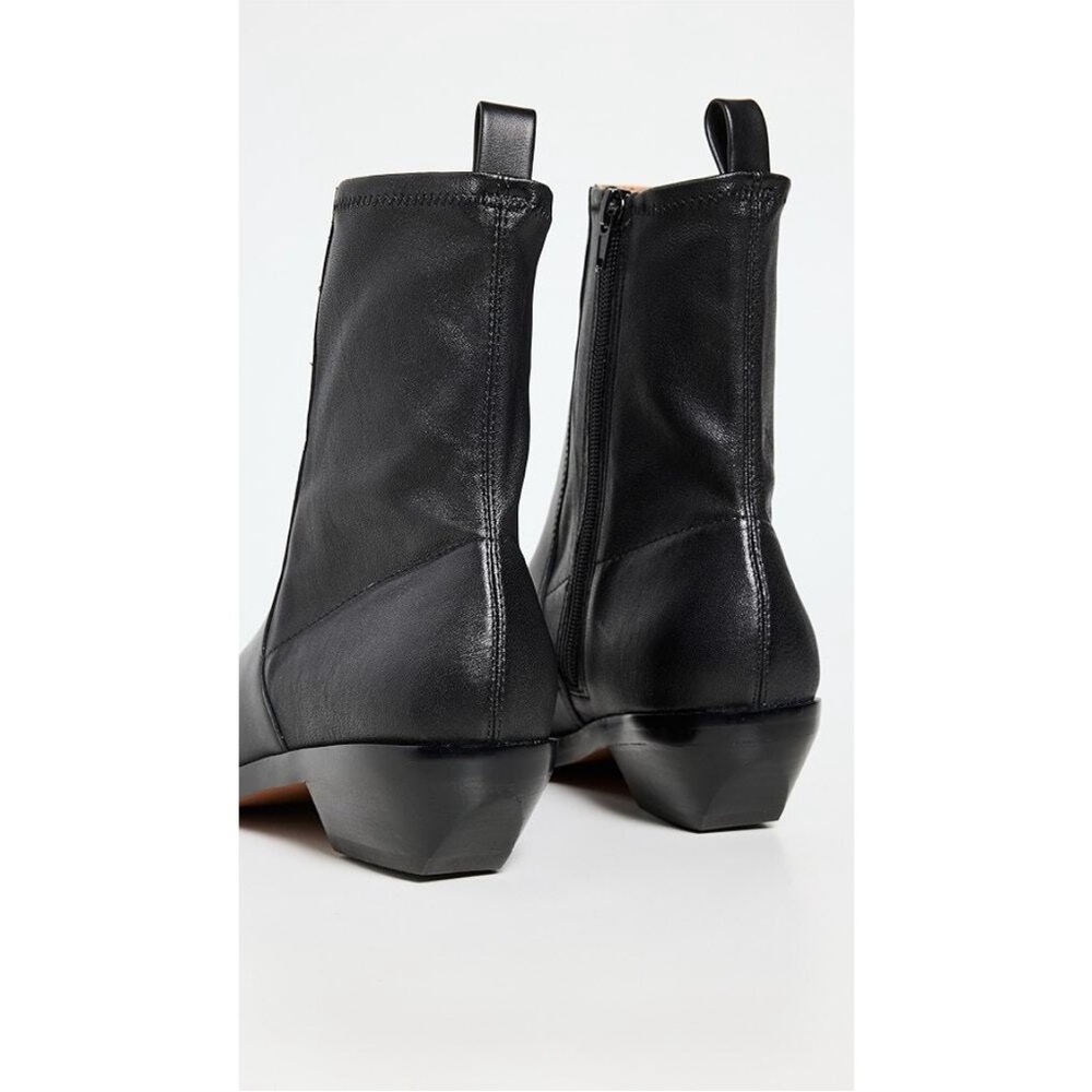 Madewell Sleek Black Leather Booties - Picture 14 of 15